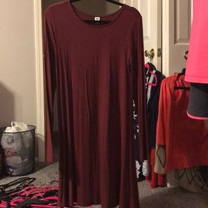 Maroon old navy dress